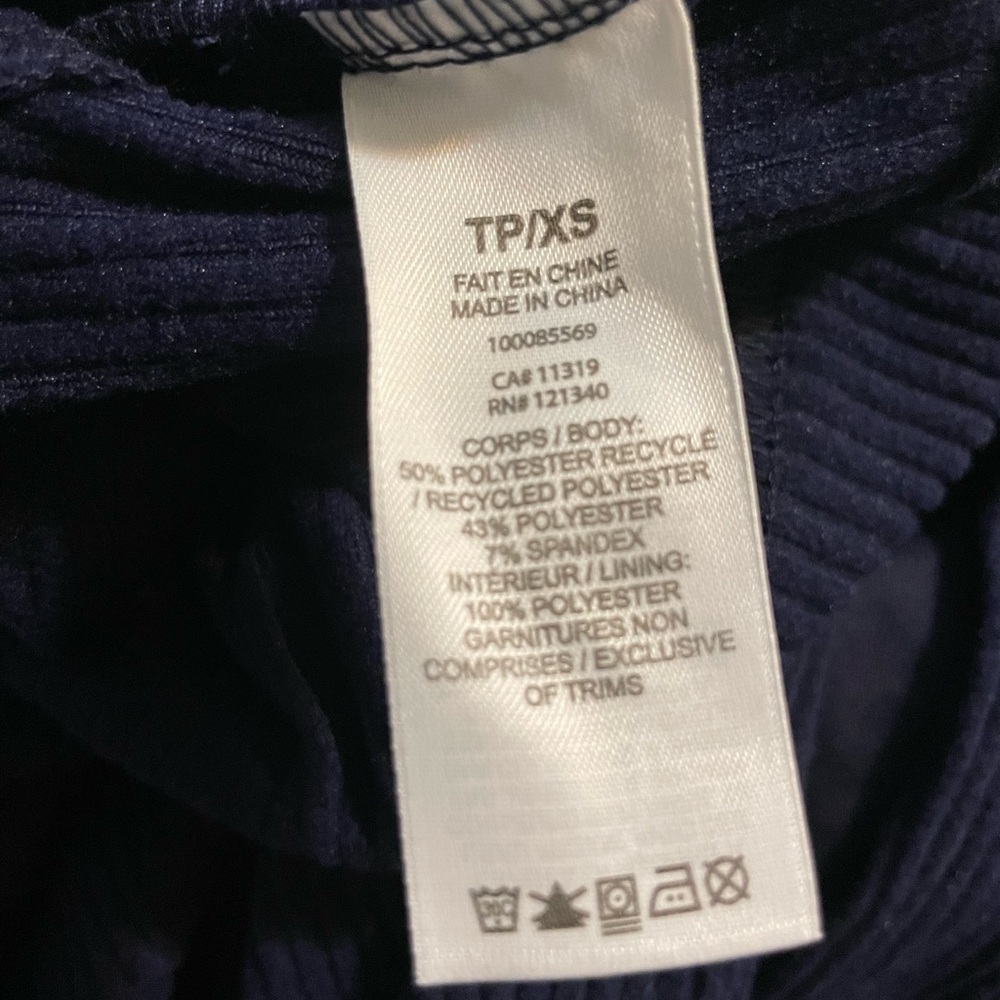 Sz US S Garage Soft  Oversized Hoodie Hoodie Mariana Blue  Features Ribbed NWT - Picture 10 of 11